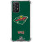 NHL Minnesota Wild Distressed Galaxy A72 5G Clear Case